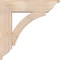 Ekena Millwork Thorton Traditional Smooth Bracket w/ Offset Brace, Douglas Fir, 7 1/2"W x 28"D x 28"H BKT0806X28X28THR01SDF - alternate 2